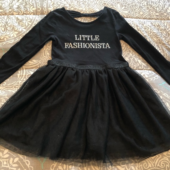 Other - Black dress with tutu-little fashionista